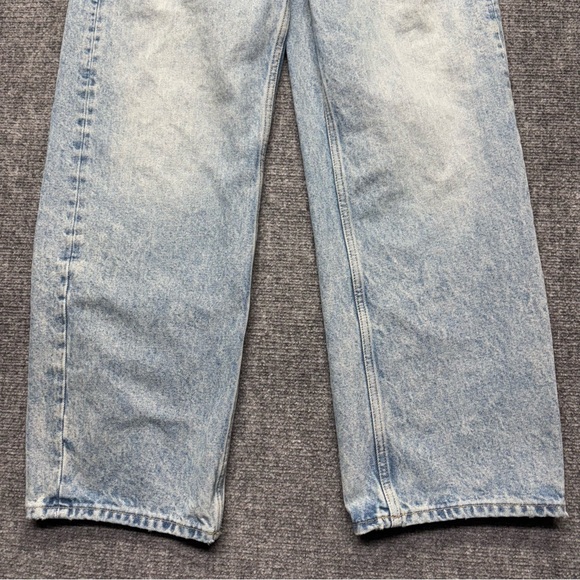 We The Free People Jeans Womens 26 Blue Deep Trance Dropped Boyfriend Baggy - Picture 11 of 13